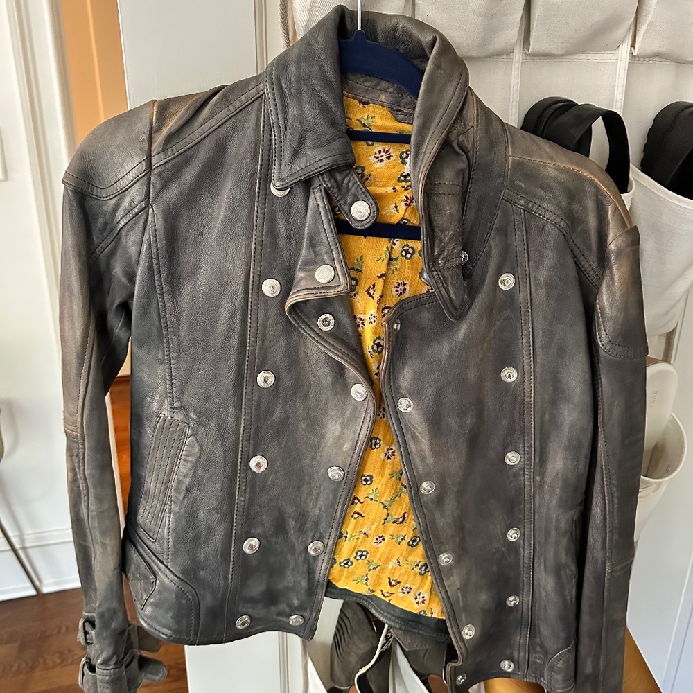 Free People Leather Jacket